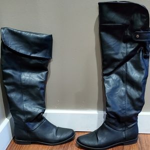 Spring over the knee boots